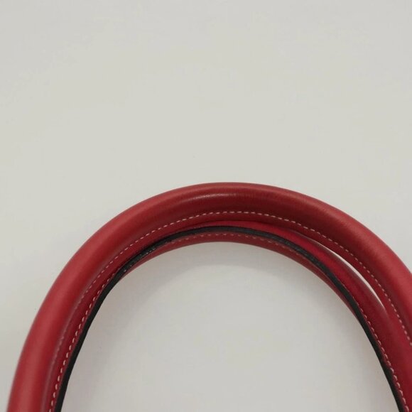 BURBERRY Nova Check Hand Bag PVC Beige Silver Auth 120678 - Picture 9 of 16